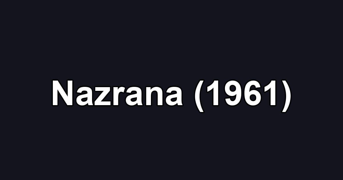 Nazrana (1961)