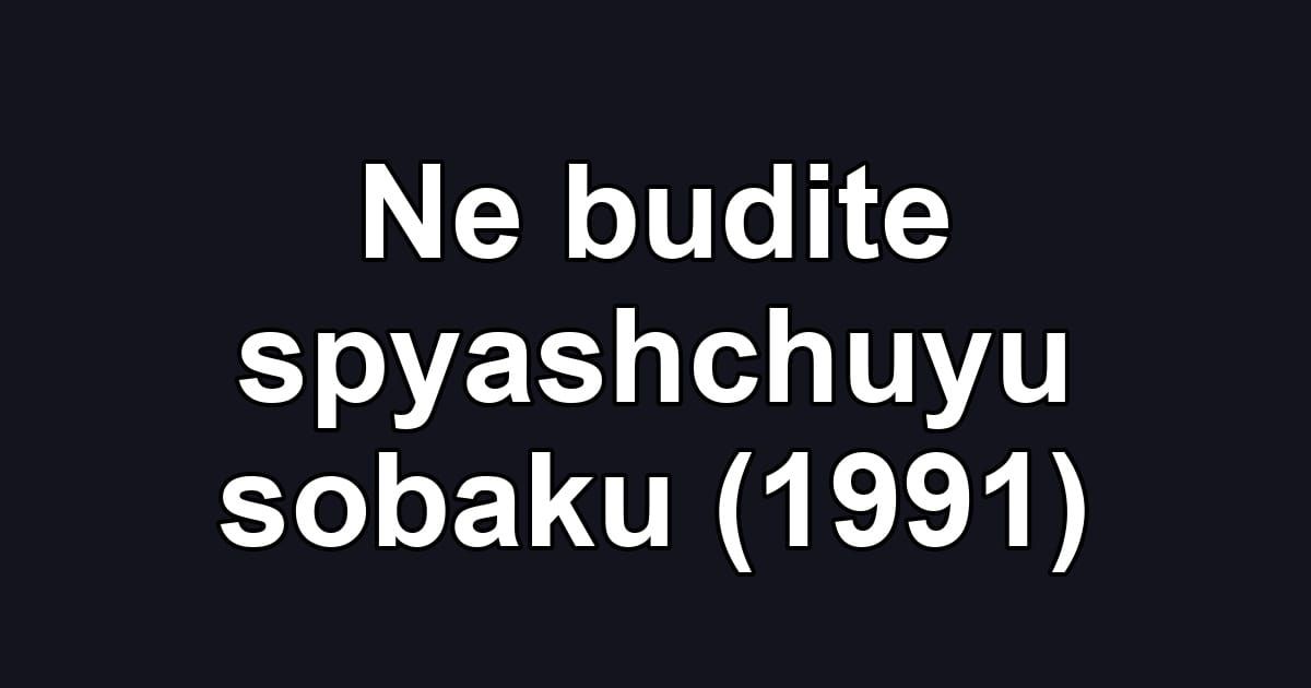 Ne budite spyashchuyu sobaku (1991)