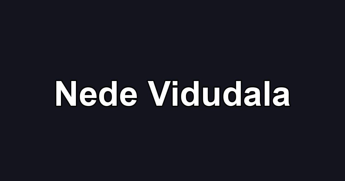 Nede Vidudala