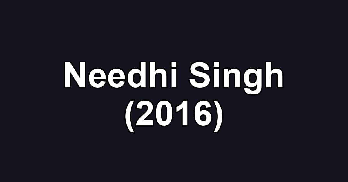 Needhi Singh (2016)