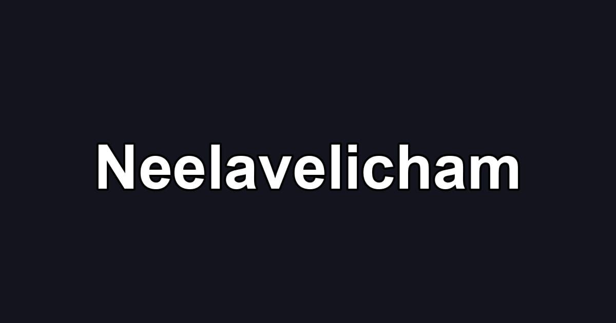 Neelavelicham