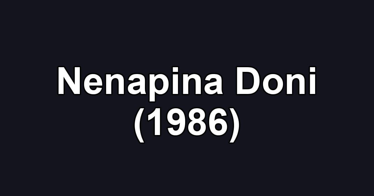 Nenapina Doni (1986)