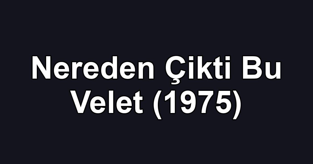 Nereden Çikti Bu Velet (1975)
