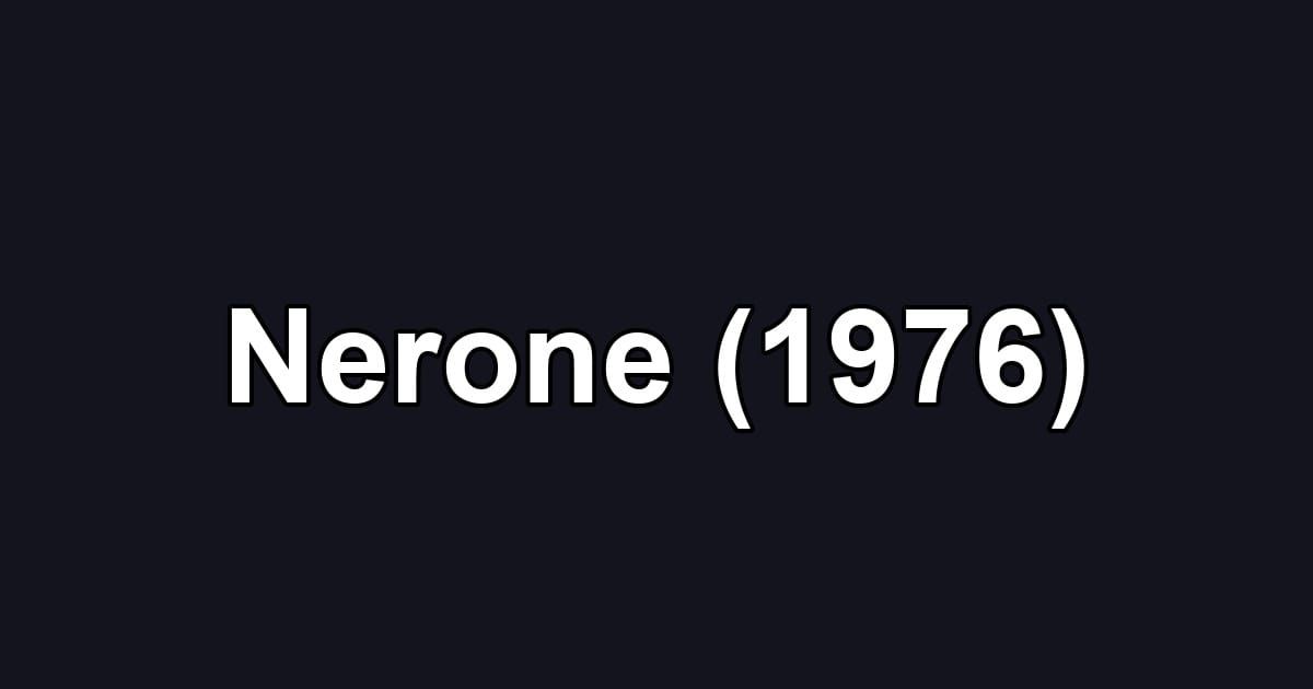 Nerone (1976)