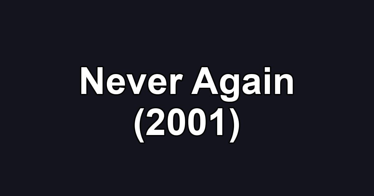 Never Again (2001)