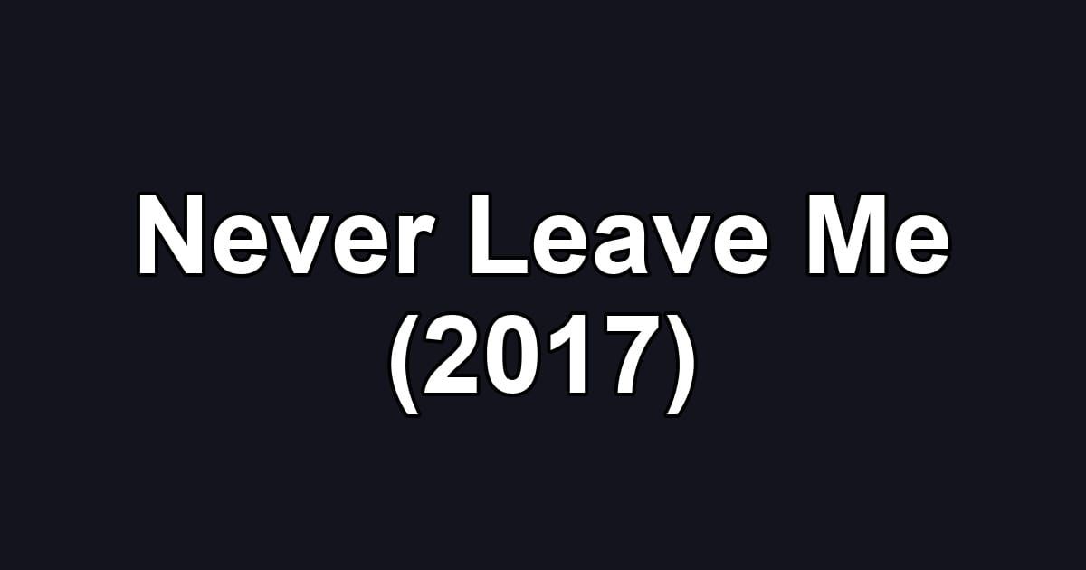 Never Leave Me (2017)
