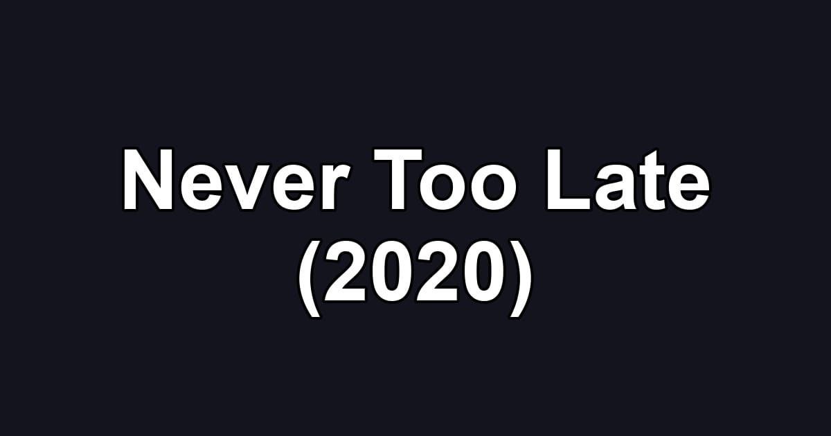 Never Too Late (2020)