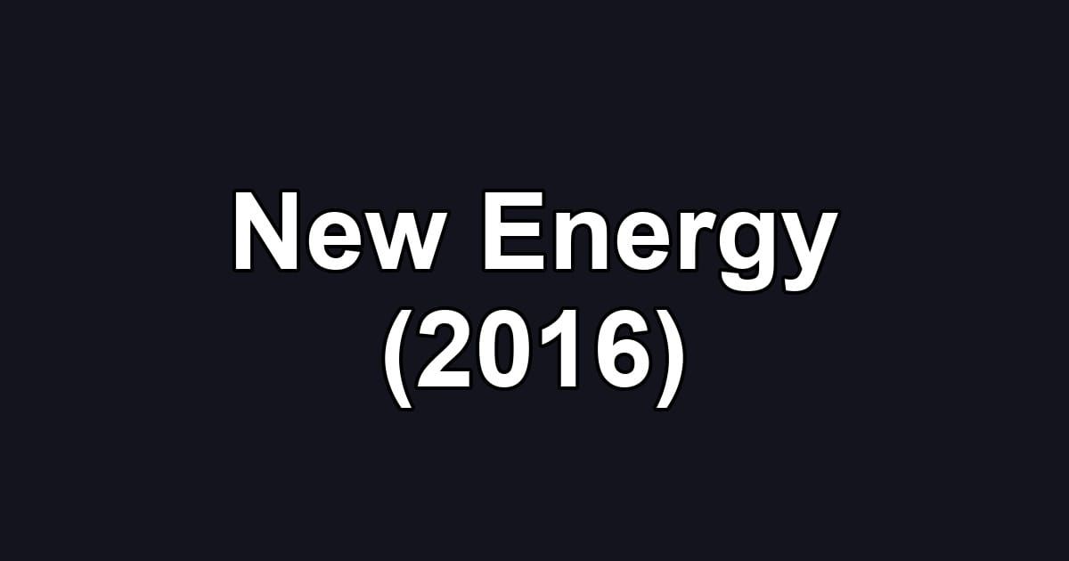 New Energy (2016)