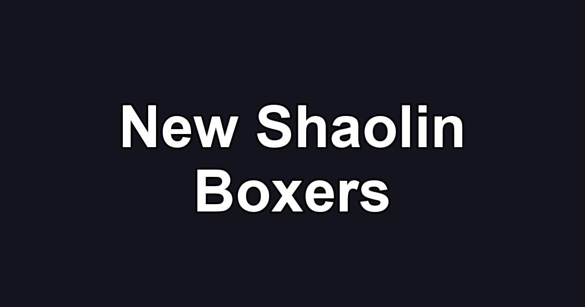 New Shaolin Boxers
