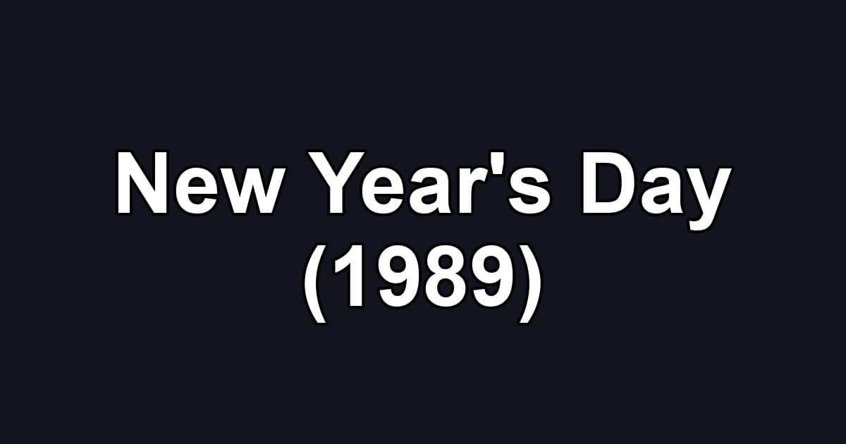 New Year's Day (1989)