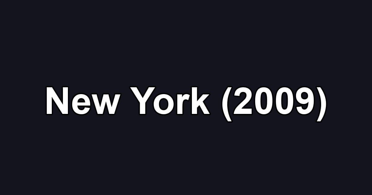 New York (2009)