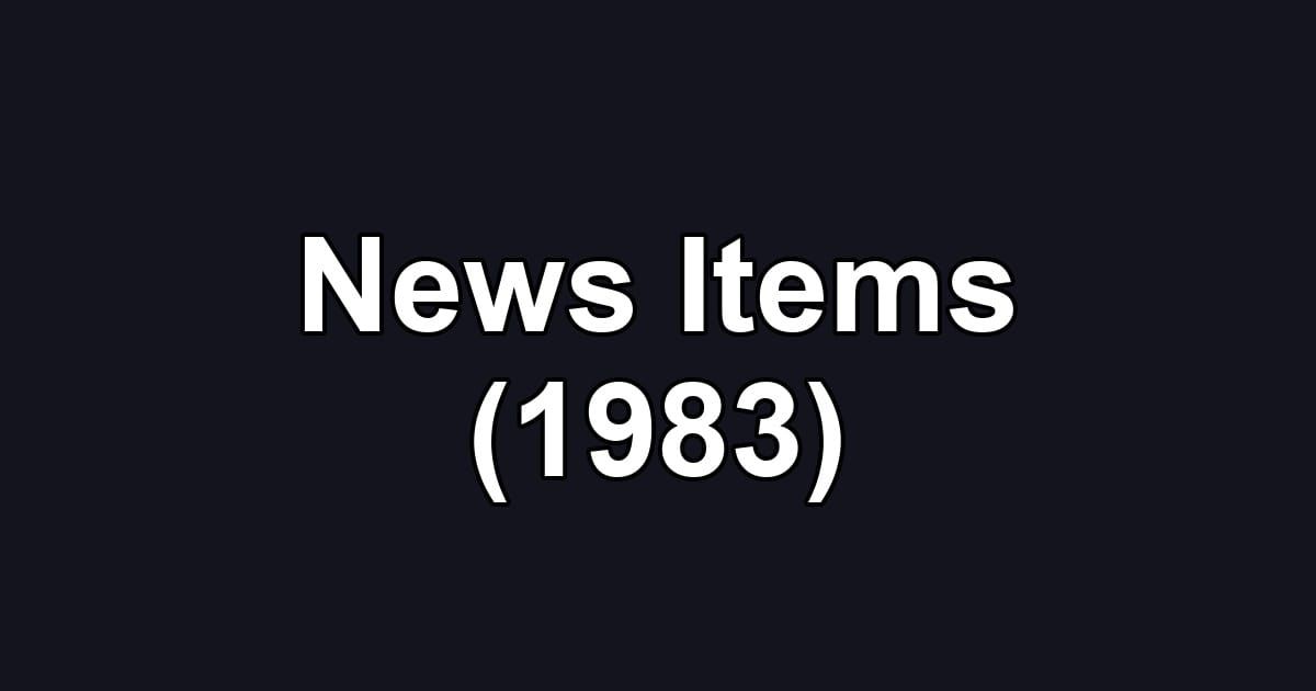 News Items (1983)