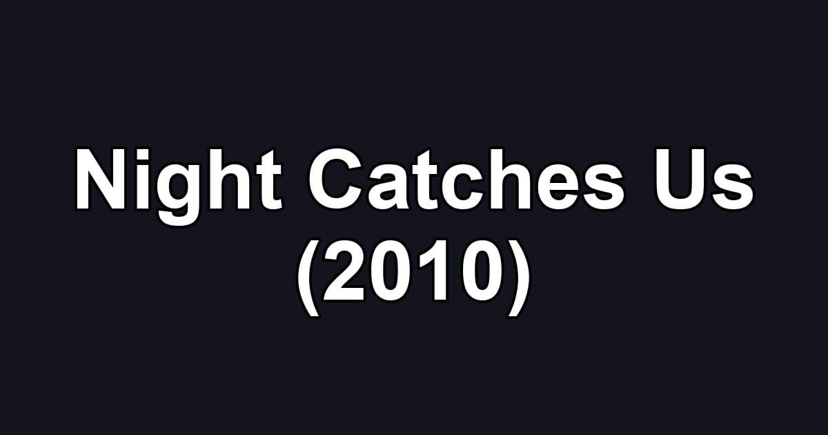 Night Catches Us (2010)