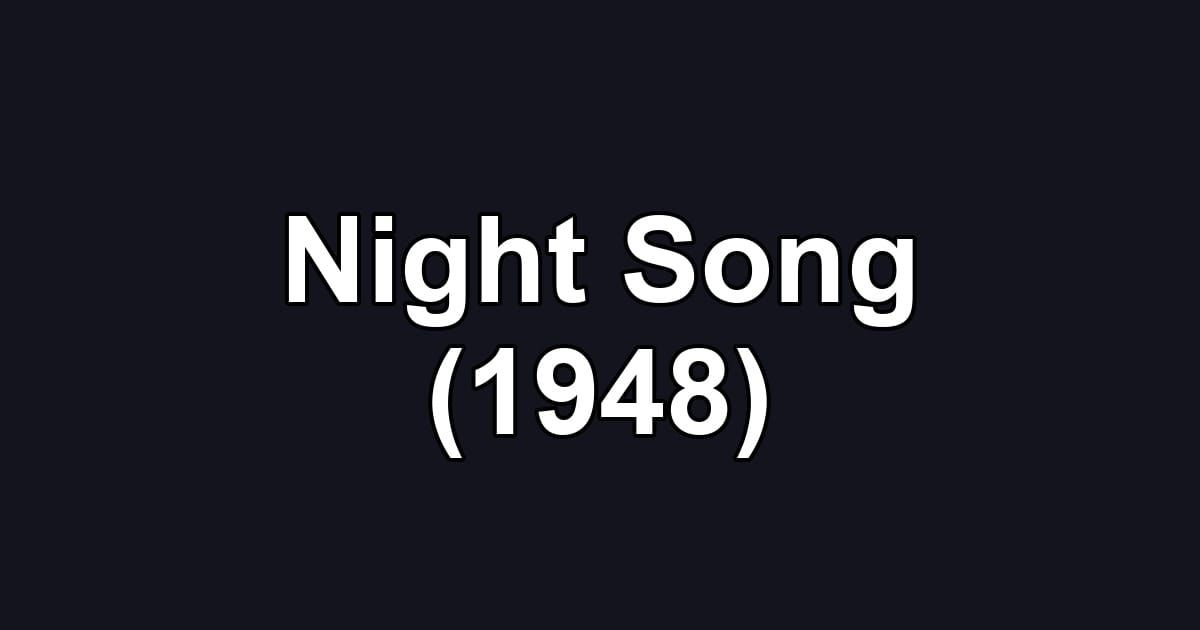 Night Song (1948)