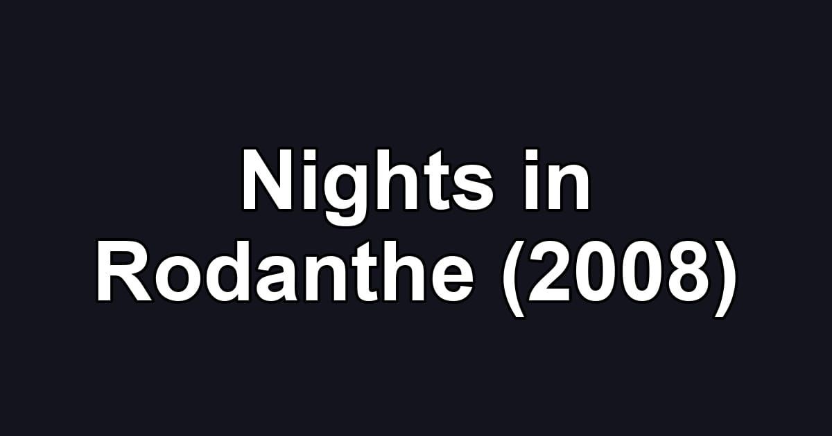 Nights in Rodanthe (2008)