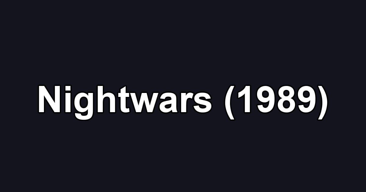Nightwars (1989)