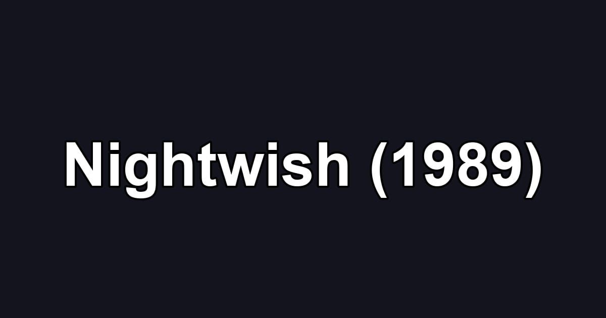 Nightwish (1989)