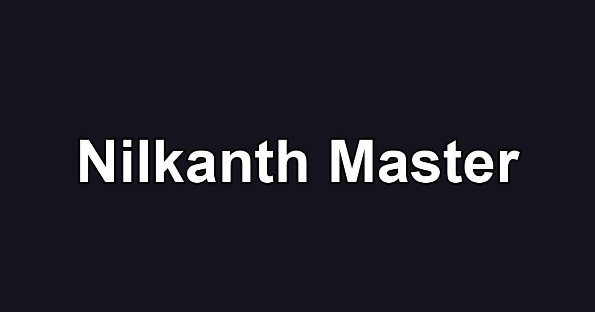 Nilkanth Master