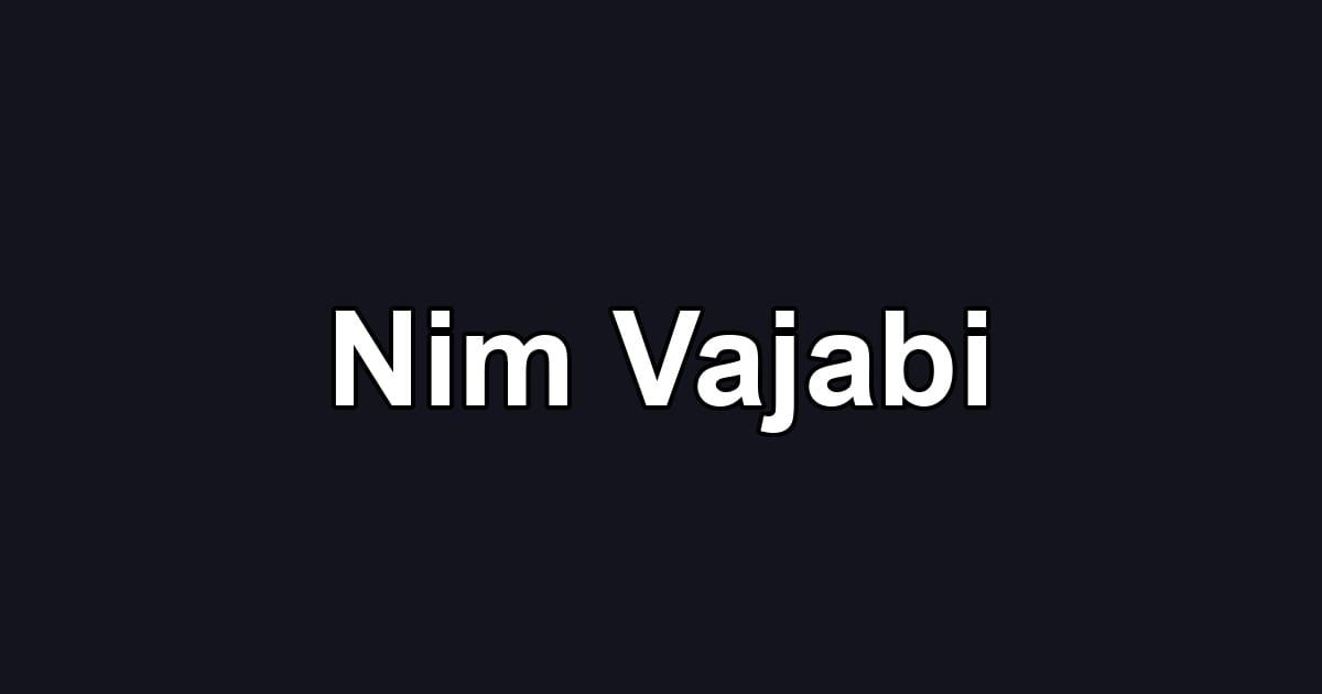 Nim Vajabi