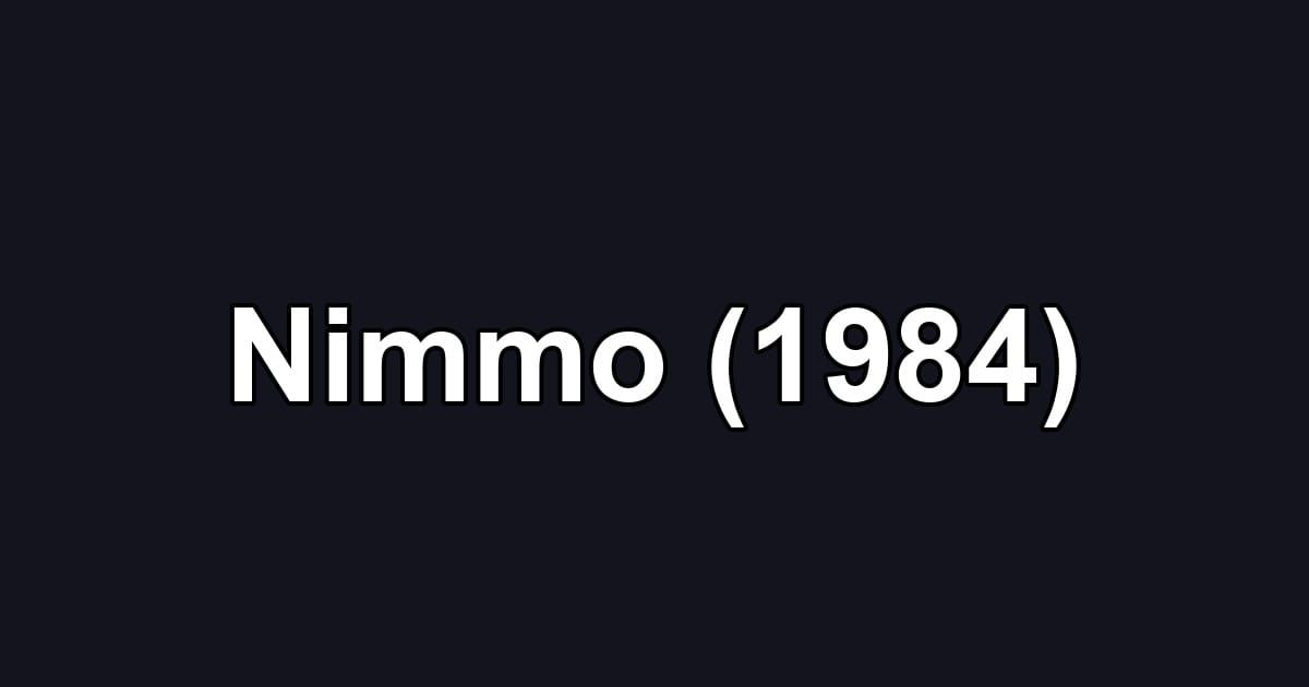 Nimmo (1984)