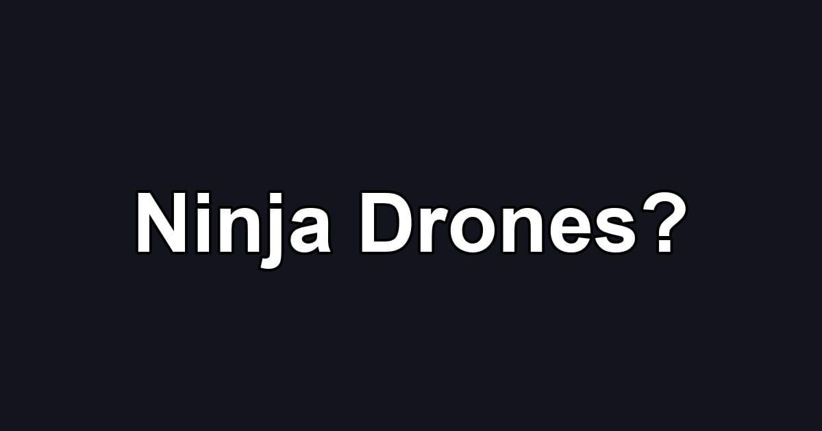 Ninja Drones?