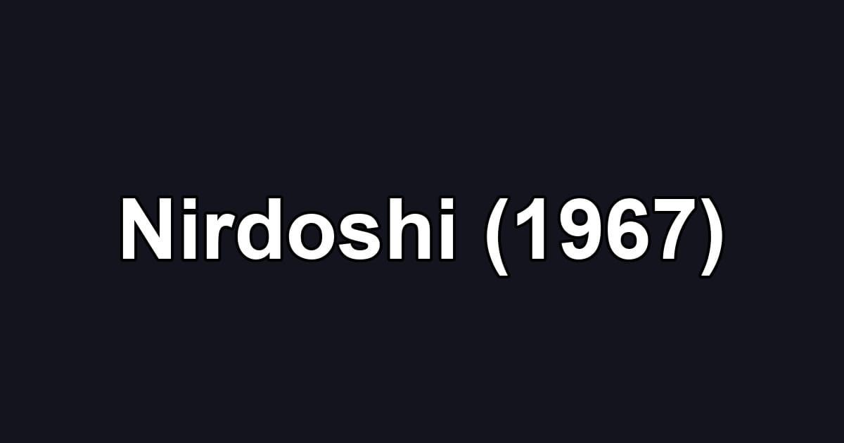 Nirdoshi (1967)