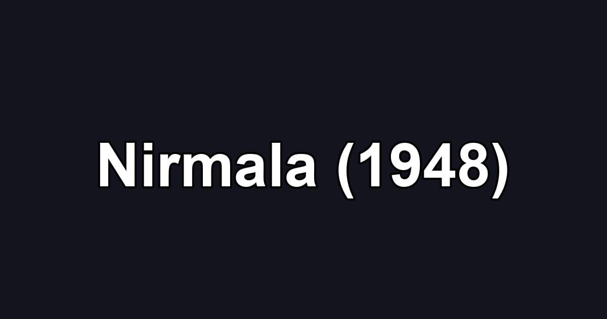 Nirmala (1948)