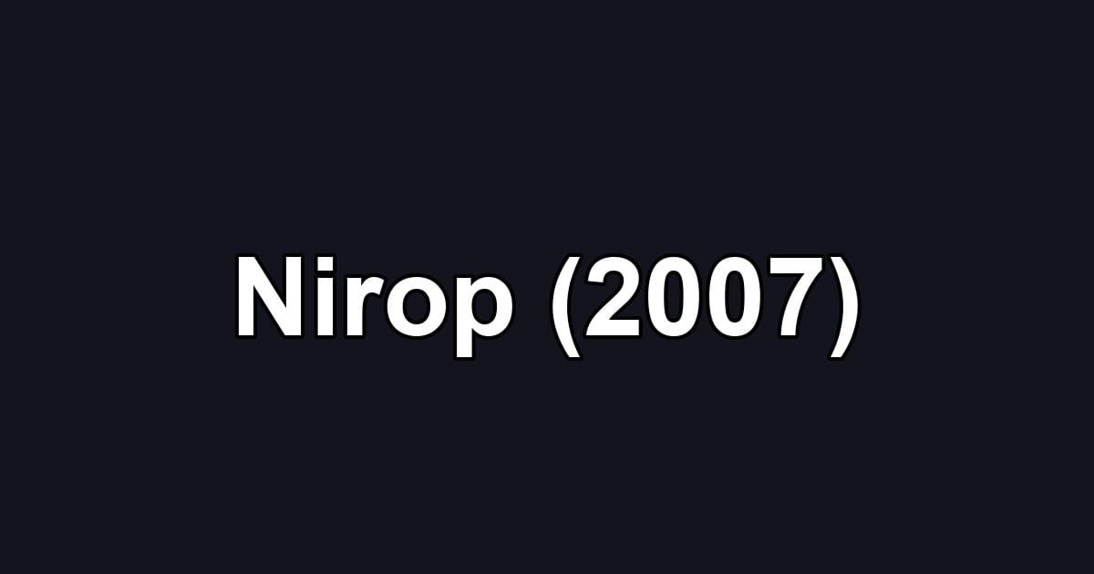 Nirop (2007)