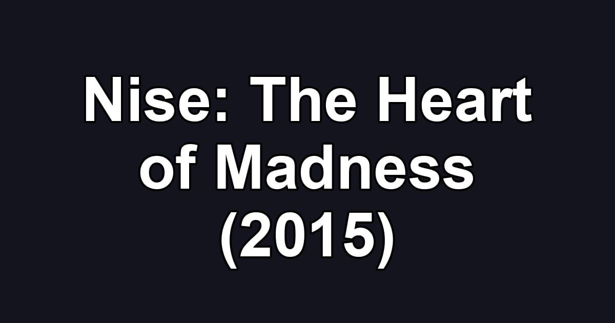 Nise: The Heart of Madness (2015)