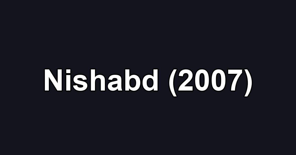 Nishabd (2007)