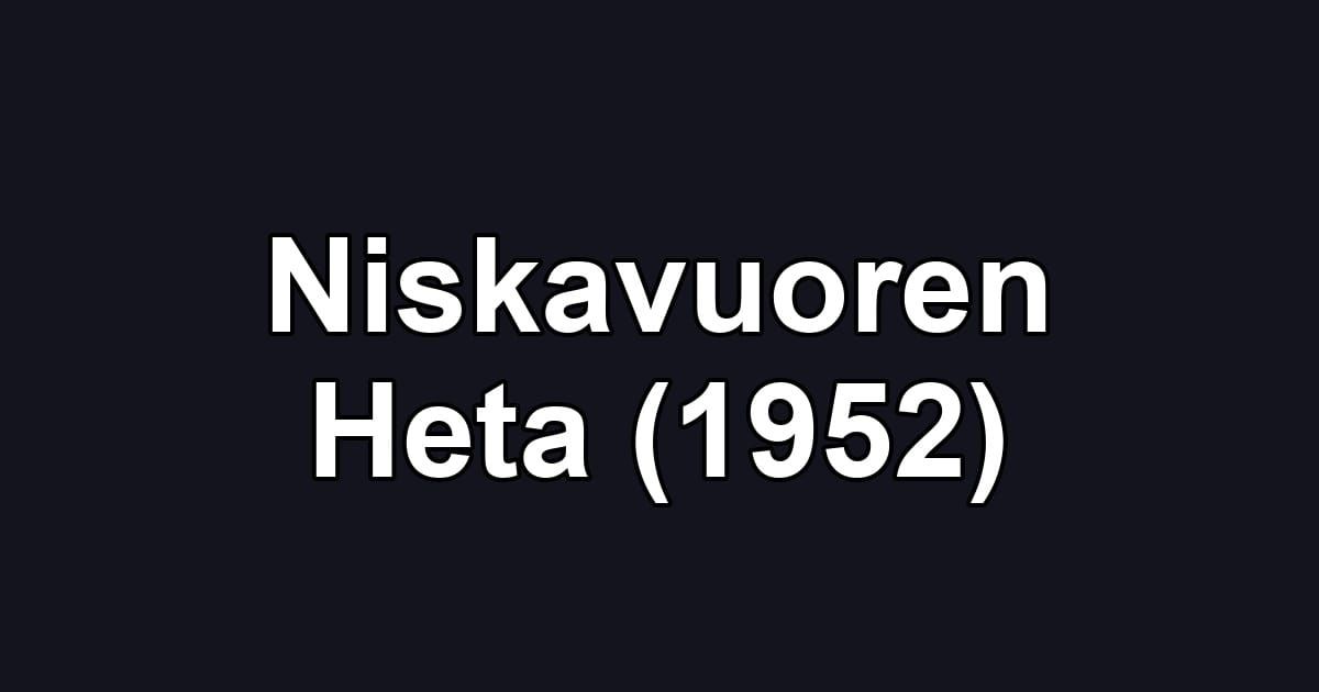 Niskavuoren Heta (1952)