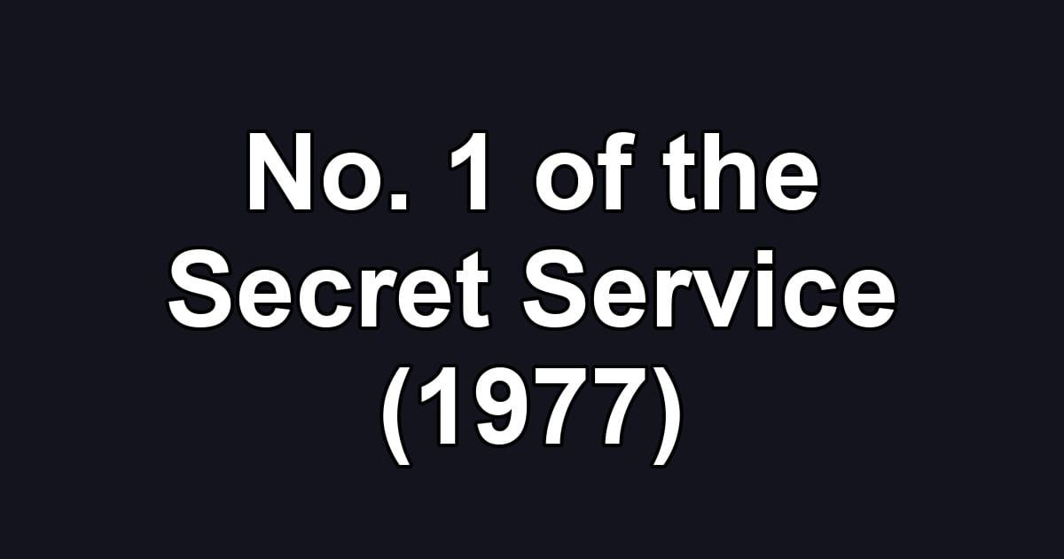 No. 1 of the Secret Service (1977)