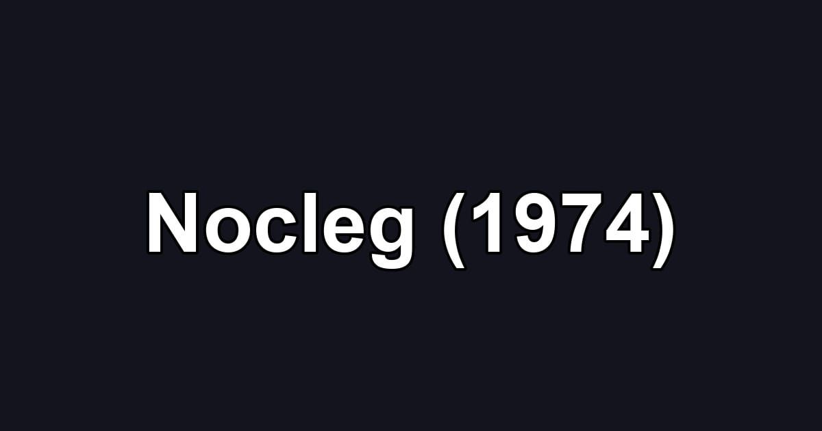Nocleg (1974)