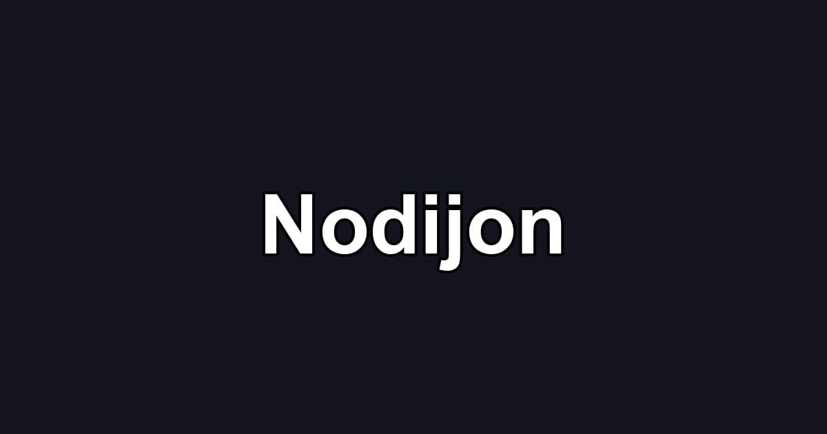 Nodijon