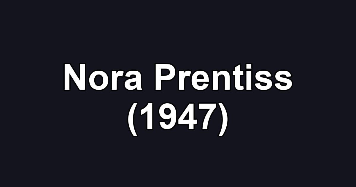Nora Prentiss (1947)