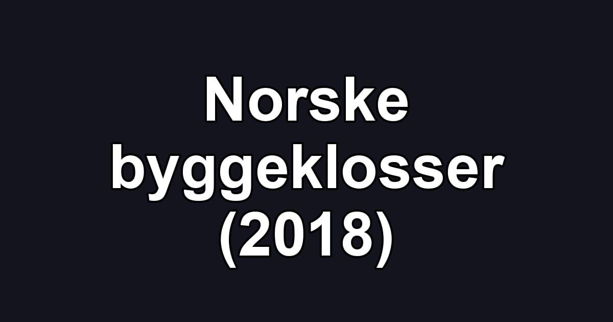 Norske byggeklosser (2018)
