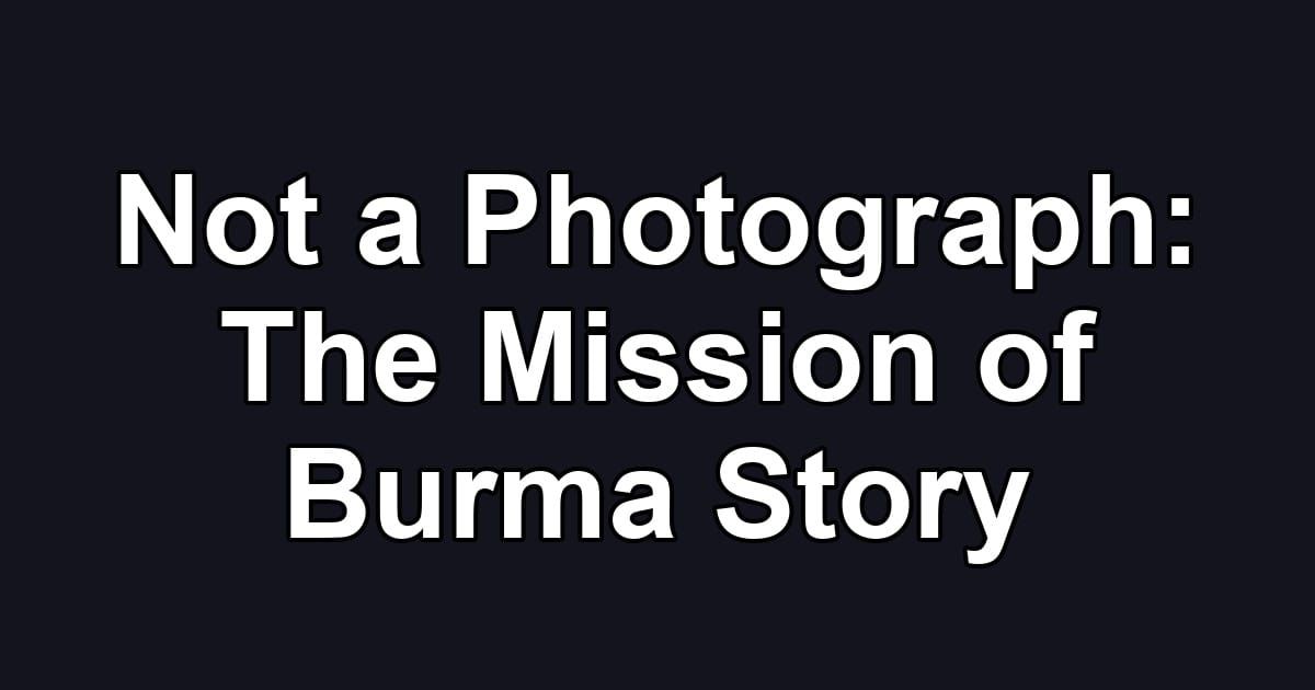 Not a Photograph: The Mission of Burma Story