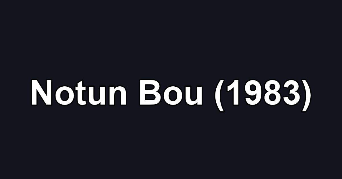Notun Bou (1983)