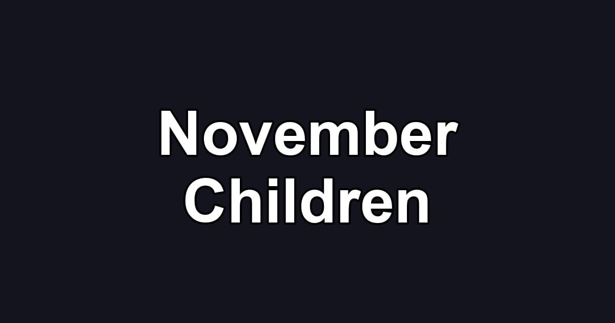 November Children
