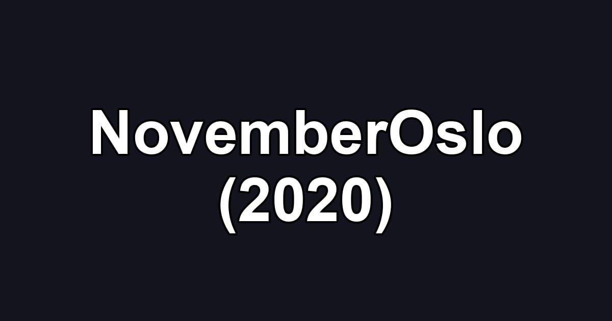 NovemberOslo (2020)