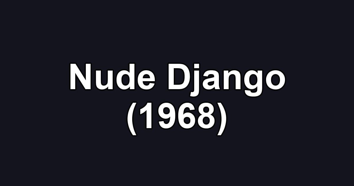 Nude Django (1968)