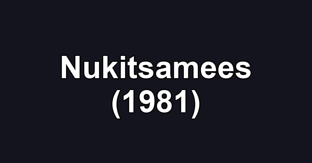 Nukitsamees (1981)