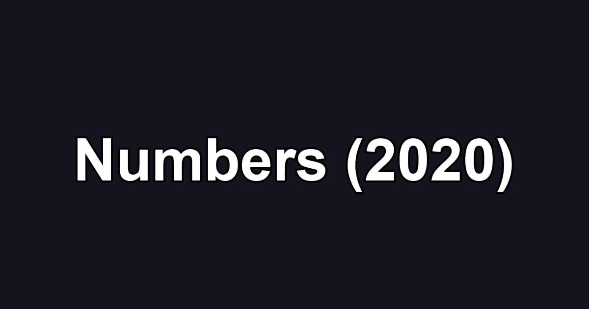 Numbers (2020)