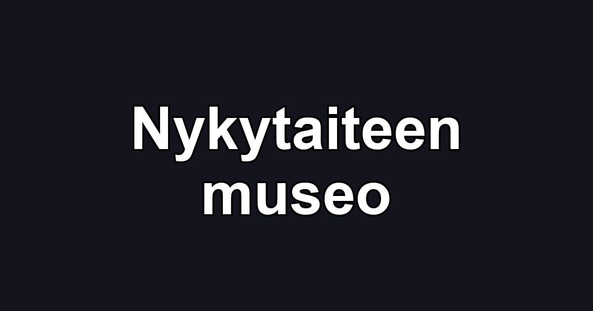 Nykytaiteen museo