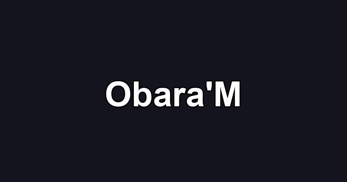 Obara'M