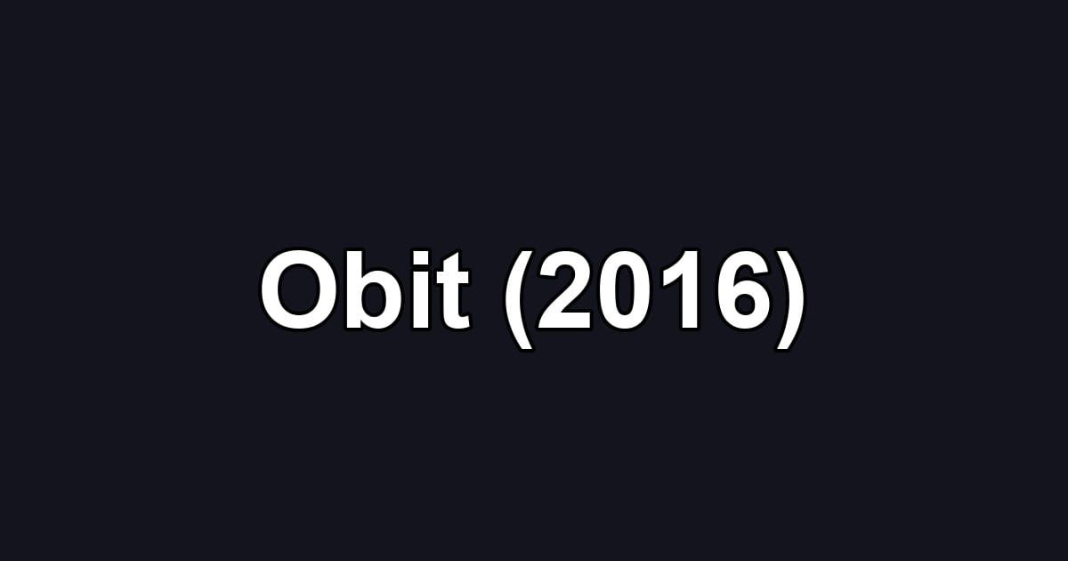 Obit (2016)