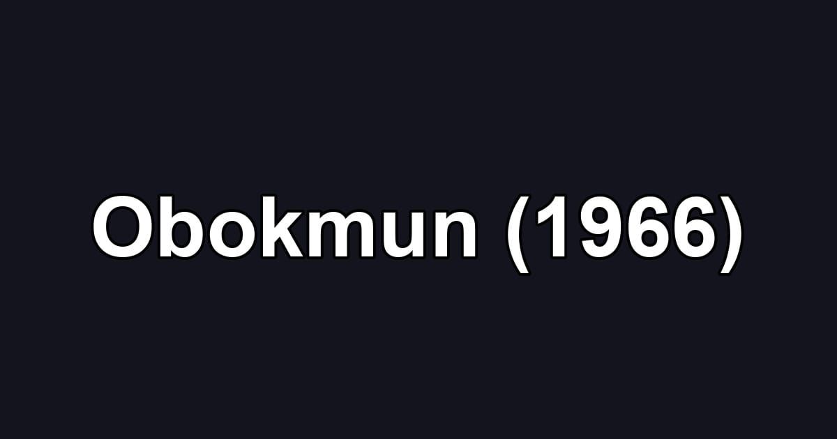 Obokmun (1966)