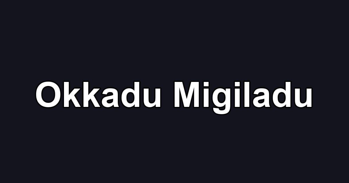 Okkadu Migiladu