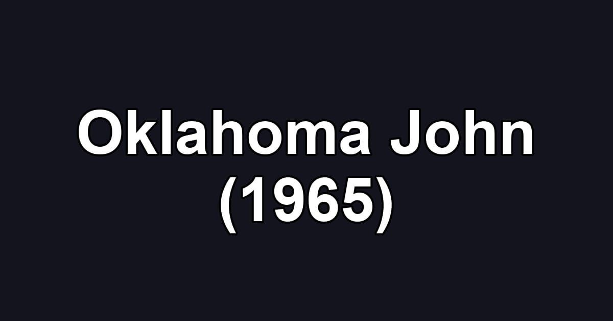 Oklahoma John (1965)