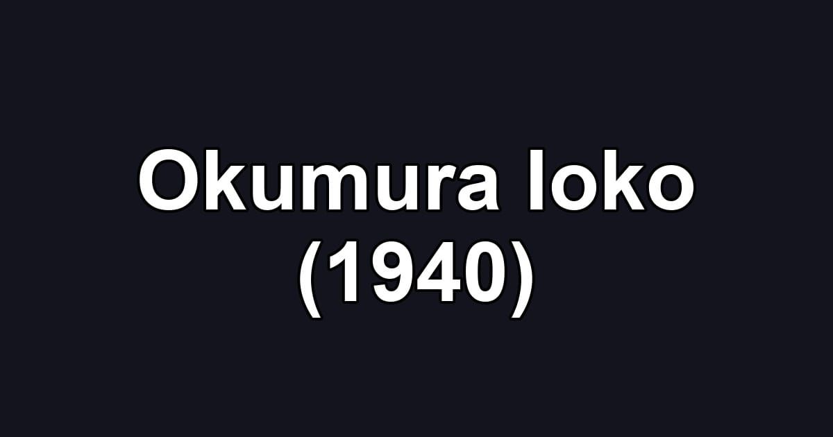 Okumura Ioko (1940)
